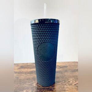 Starbucks 2021 Matte Black Studded Cold Cup Venti Tumbler